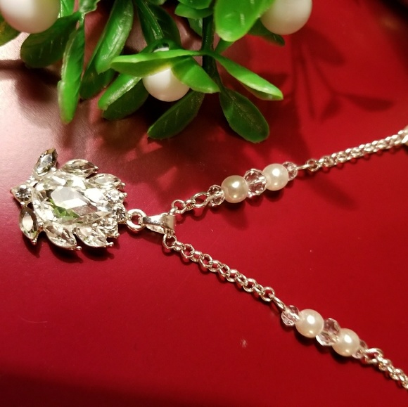 Pretty two-strand crystal necklace ❤ - Picture 3 of 3